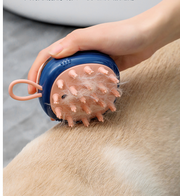 New 2 In 1 Pet Bathing Grooming Brush with Soap Dispensing
