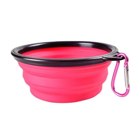 Silicone Travel Dog Bowl collapsible- The Pet Delights