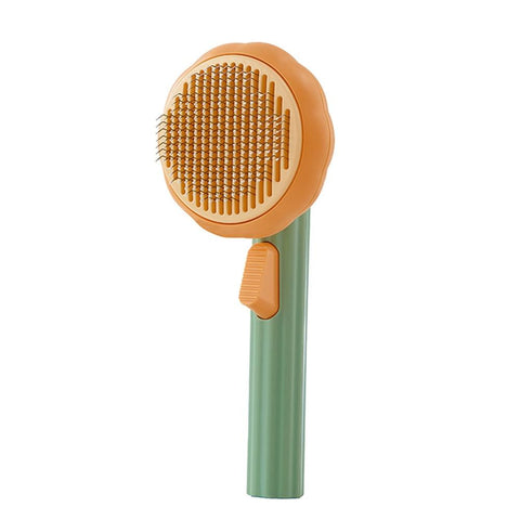 Push-plate Grooming Brush - The Pet Delights