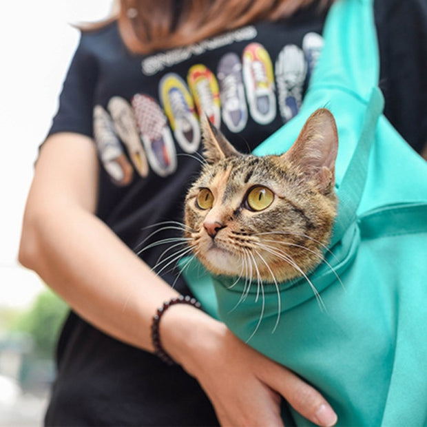 Pet Cat Breathable Outdoor Travel Shoulder Bag - The Pet Delights