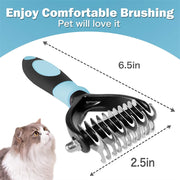 Professional Pet Deshedding Brush 2 Sided - The Pet Delights